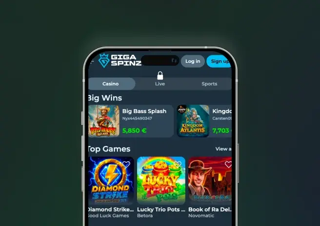 Giga Spinz app